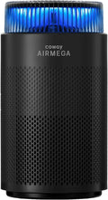 COWAY Air Purifiers for Bedroom Home up to 810 ft², HEPA Filter for Smoke, Allergies, Pet Dander, Odor, AQI Monitor, Auto&Sleep Mode, Timer, Filter Indicator, Night Light, 2yr Warranty, 100 Black