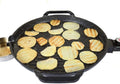 Barbecue Grill Round Pan Electric Baking Pan Smokeless and Non-stick Stone Barbecue Pan Non-stick Smokeless Indoor Grill Stovetop Plate