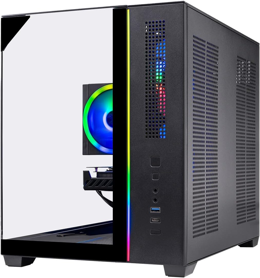 Skytech Gaming Crystal Gaming PC, AMD Ryzen 5 8400F 4.2GHz, AMD RX 9060 8GB VRAM, 1TB NVMe SSD, 16GB DDR5 RAM 5200, 650W Gold PSU, WI-FI 5, Windows 11, Desktop