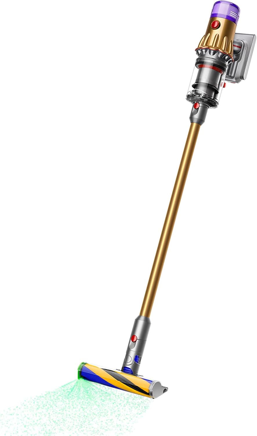 Dyson V12 Detect Slim Absolute Cordless Stick Vacuum Cleaner, Yellow/Nickel