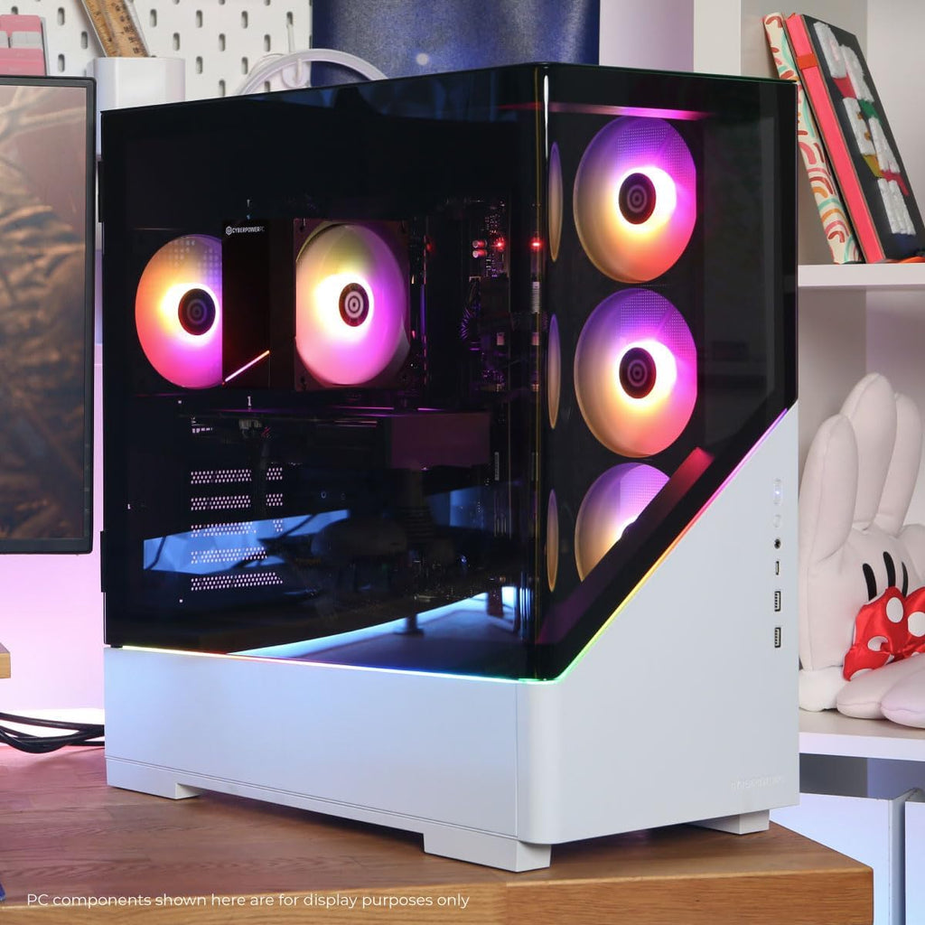 CyberPowerPC Gamer Xtreme Gaming PC, Intel Core i7-14700F 2.1GHz, GeForce RTX 5060 Ti 8GB, 16GB DDR5, 1TB PCIe 4.0 SSD, WiFi Ready & Windows 11 Home (GXiVR8040A19)