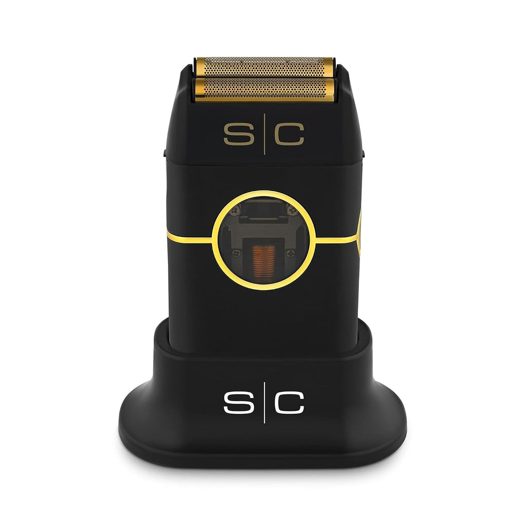 StyleCraft Instinct Metal Cordless Double Foil Shaver with IN2 Vector Motor Intuitive Torque Control, USB-C Rechargeable