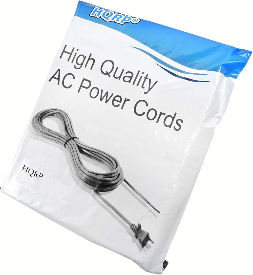 HQRP 10-Pack AC Power Cord Compatible with Dyson DC24 Upright Vacuum Cleaner DC-24 Mains Cable DC 24 Multi Floor, DC24 Animal, DC24 Blueprint Limited Edition, DC24 Multi Floor Exclusive