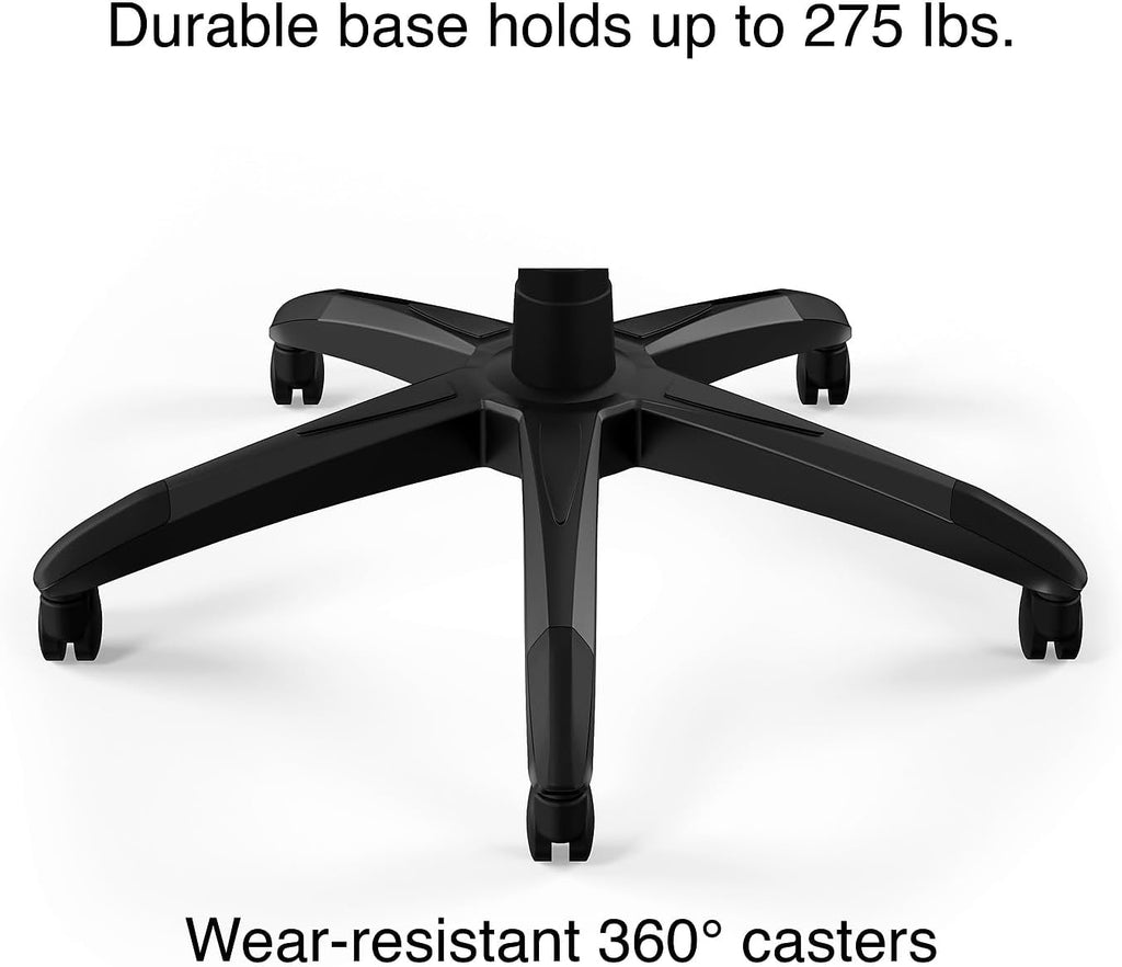 STAPLES Emerge Vortex Gaming Chair, Ergonomic, Adjustable Height, Swivel, Black