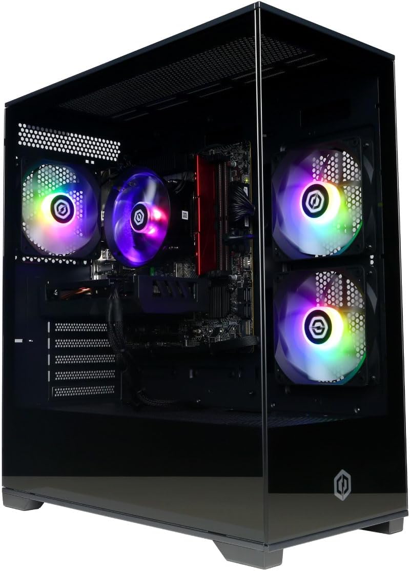 CyberPowerPC Gamer Xtreme VR Gaming PC, Intel Core i5-13400F 2.5GHz, GeForce RTX 5060 8GB, 16GB DDR5, 1TB PCIe 4.0 SSD, WiFi Ready & Windows 11 Home (GXiVR8060A40)