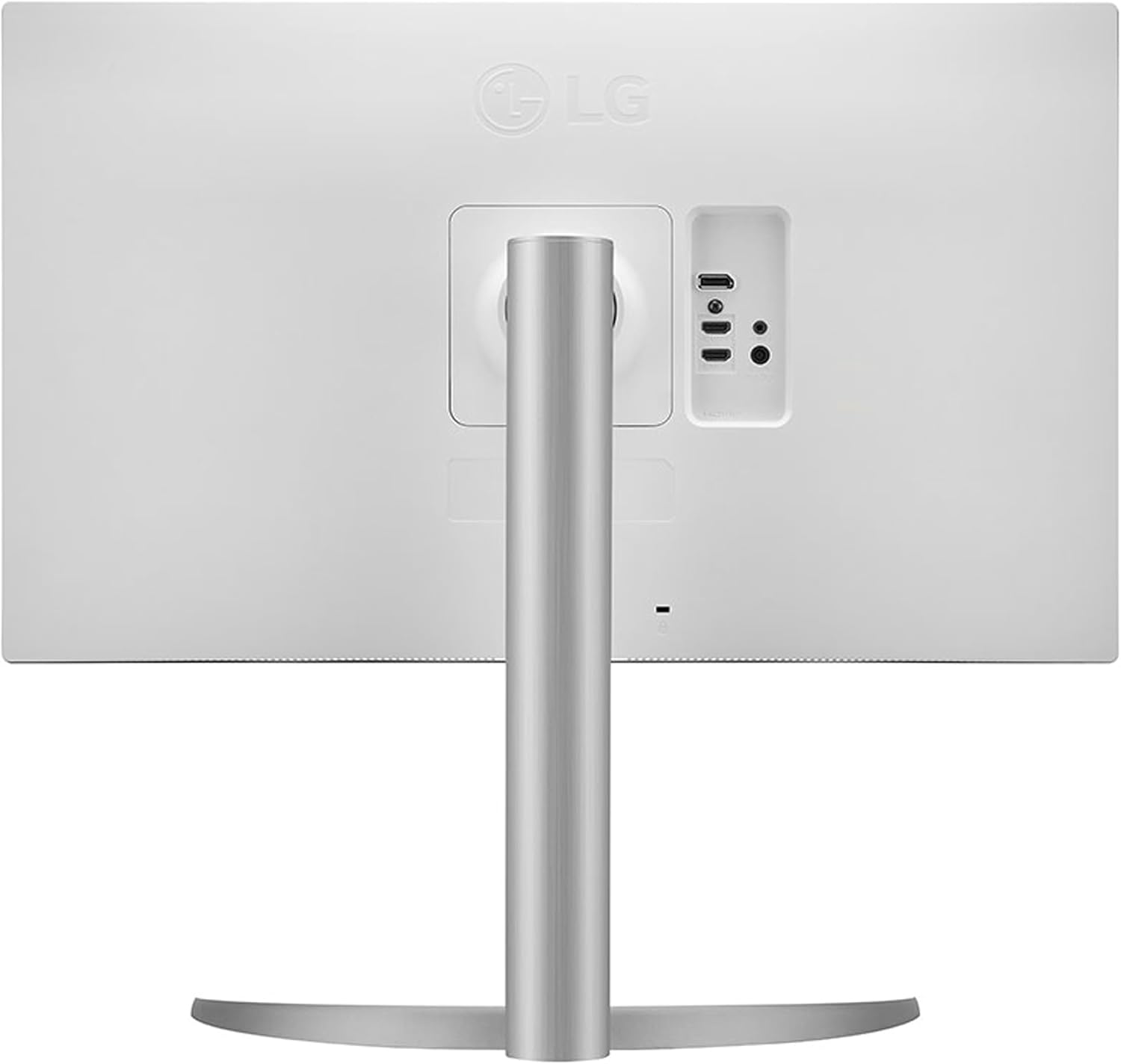 LG 27UP650K-W 27-inch Ultrafine 4K UHD (3840 x 2160) IPS Computer Monitor, 60Hz, 5ms, DisplayHDR 400, Reader Mode, Flicker Safe, HDMI, DisplayPort, Tilt/Height/Pivot Adjustable Stand, White
