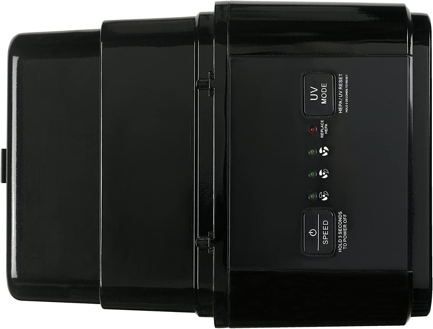 GermGuardian 5-In-1 HEPA Air Purifier for Home, Pet Air Purifier with HEPA Air Filter & UV-C Light, AC4300BPTCA, 743 Sq. Ft., 22'' Tower, Black