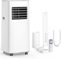8500 BTU Portable Air Conditioner with Remote Control - 3-in-1 AC Unit Cools 450 Sq.Ft, Fan & Dehumidifier, Includes Installation Kit, Sleep Mode, for Bedroom, Office, Studio