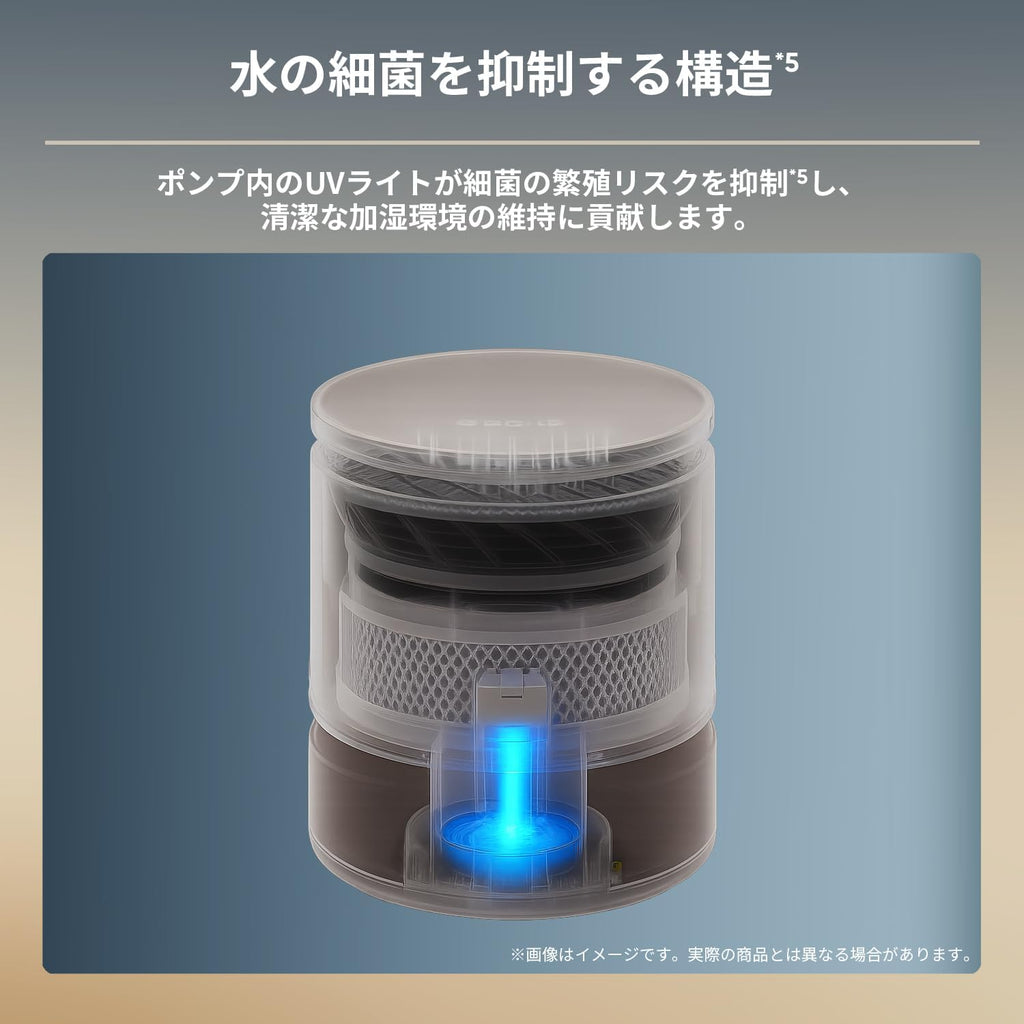BLUEAIR Room Humidifier - DreamWell - 48Hr Top-Fill Mist-Free InvisibleMist Technology Aroma Stone for Essential Oils and Soothing Mood Lighting - Quiet Operation for Bedroom and Home Use, Grey