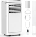 8000 BTU Portable Air Conditioners for Room up to 350 Sq. Ft, 3-in-1 Mini AC Unit for Bedroom with Dehumidifier & Fan Mode, Remote Control, Sleep Mode, 24H Timer