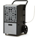 105-Pint Commercial Dehumidifier for Basements & Industrial Spaces – Built-In Pump, Drain Hose, Continuous Operation, 2-Speed Fan, 8000 Sq Ft Coverage, ETL Certified