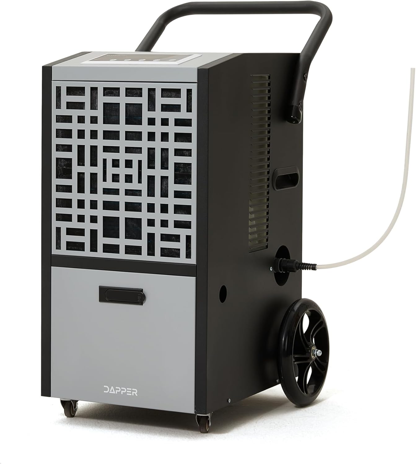 105-Pint Commercial Dehumidifier for Basements & Industrial Spaces – Built-In Pump, Drain Hose, Continuous Operation, 2-Speed Fan, 8000 Sq Ft Coverage, ETL Certified