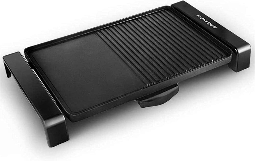Electric BBQ Grill Indoor Electric Grill Multifunction Healthy Home Smokeless Non-Stick Barbecue Grilled Bakingpan Large Capacity Multi-Function Pot 1800W,Electric Teppanyaki for Camping, Fryi