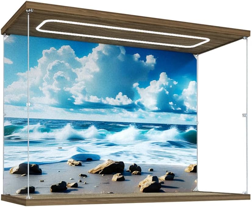 Acrylic Display case Designed for Lego 71042 Silent Mary Pirate Ship Model – Clear Dustproof Cover – 3mm Thick Acrylic Material – 2cm Raised Base – (Bricks Not Included)