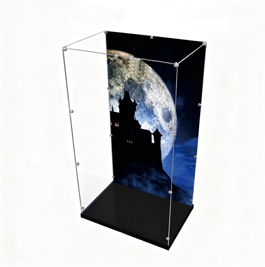 WICUS 3mm Acrylic Display Case for Lego 76417 Dustproof Clear Display Box(NOT Included The Model)