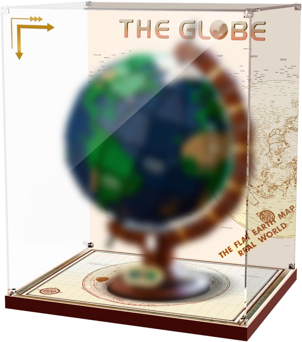 Acrylic Display Case for Lego 21332 The Globe; ONLY Display Case, The Model NOT Included