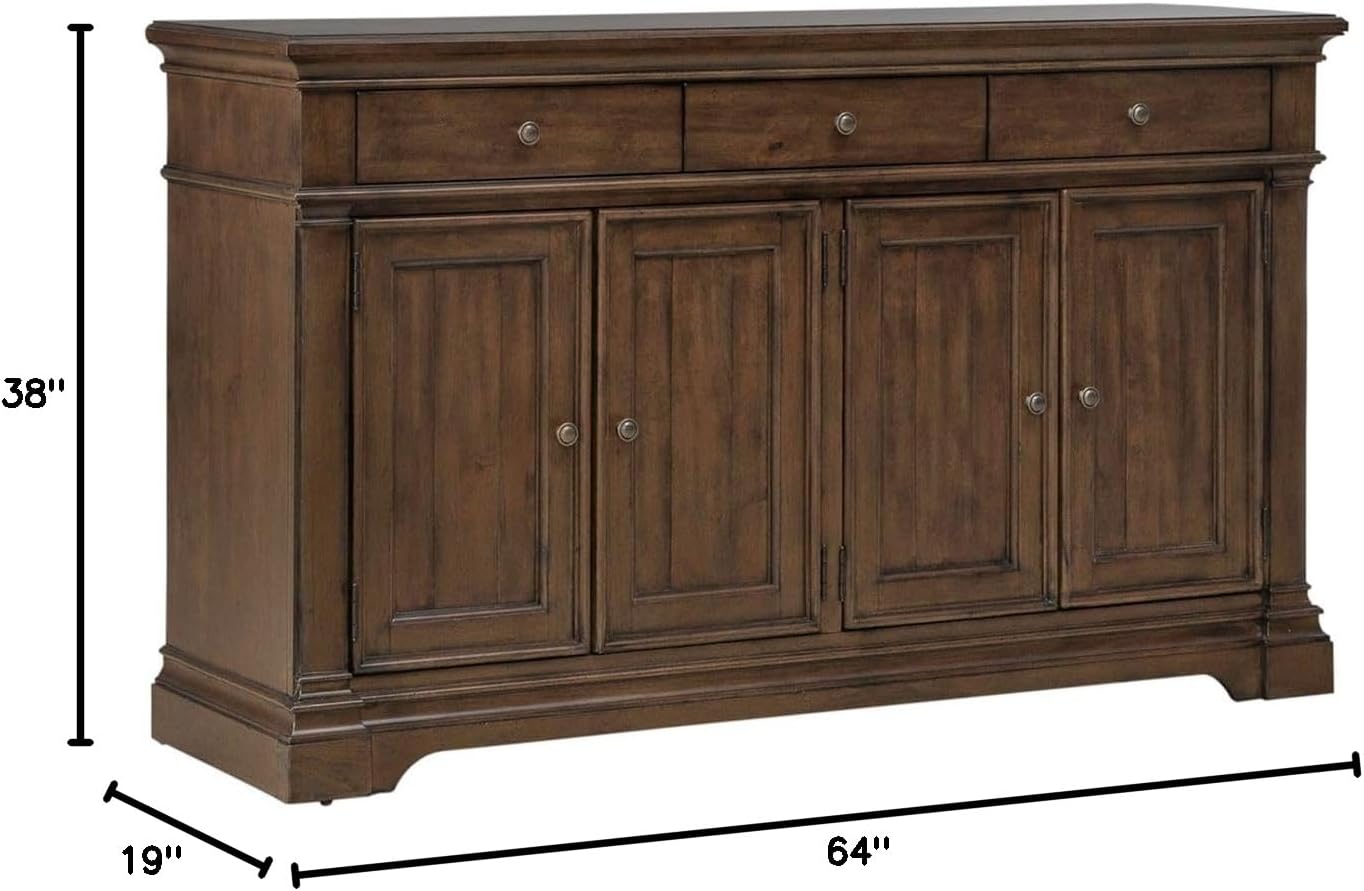 Liberty Furniture Arden Road Dining Room Buffet - Satin Cherry