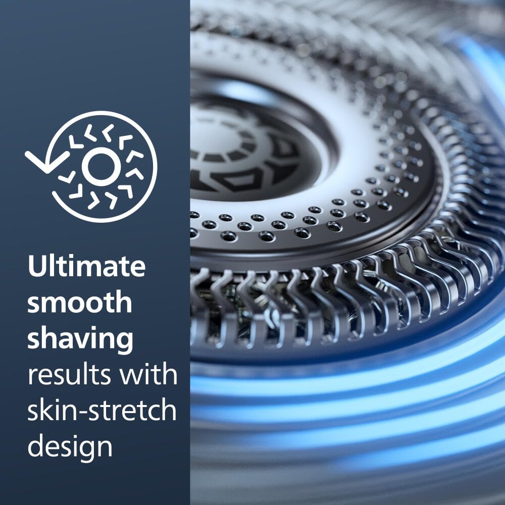 Philips Norelco Shaver Series 9000 Prestige Special Edition, Wet & Dry Electric Shaver, Lift/Cut & SenseIQ Technology, Nose & Precision Trimmer, Cleaning Pod & Premium Case, SP9842/85