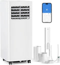 Portable Air Conditioners 14,000 BTU, 3-in-1 Portable Air Conditioner for Rooms Up to 750 sq.ft. with Cool, Fan, Dehumidifier, Sleep, 24H Timer, Portable AC Unit with App/WiFi/Remote for Bedrooms