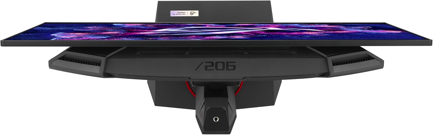 ASUS ROG Strix 26.5' 1440P QD-OLED Gaming Monitor (XG27ACDNG) -QHD (2560x1440), 360Hz, 0.03ms, Custom Heatsink, OLED Care+, G-SYNC Compatible, 99% DCI-P3, DisplayWidget, AI Gaming, 3yr Warranty