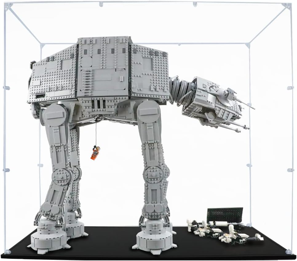 Acrylic Display Case Compatible for LEGO AT-AT #75313, Dustproof Display Case (Case Only) (Lego Sets are NOT Included)