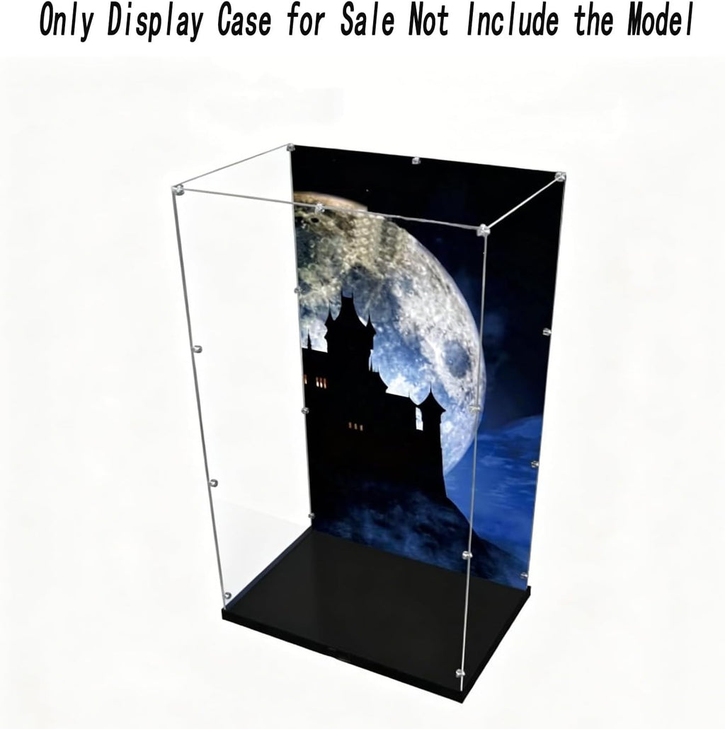 WICUS 3mm Acrylic Display Case for Lego 76417 Dustproof Clear Display Box(NOT Included The Model)