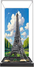YANGJIAN Acrylic Display Case for Lego 10307 Eiffel Tower, Paris ï¼ŒDustproof Clear Display Case, Compatible with Lego 10307 (Display Case Only, Model Not Included) (2mm)