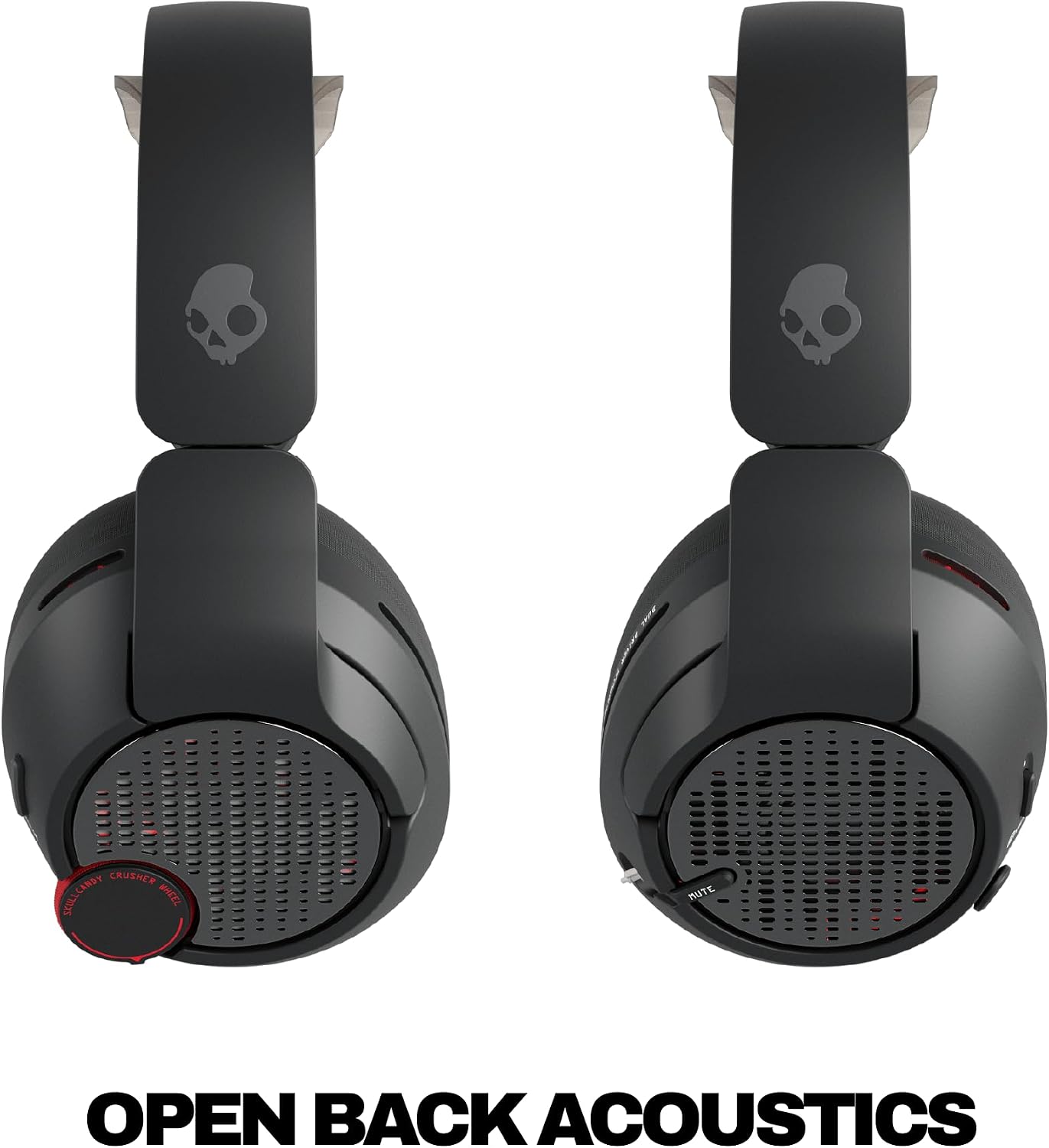 Skullcandy Crusher PLYR 720 Wireless Gaming Headset, Ultimate Immersion and Comfort, THX Spatial Audio, Multi-Sensory Bass and Platform- Digi-Black, Removable Mic, PC, PlayStation, Nintendo