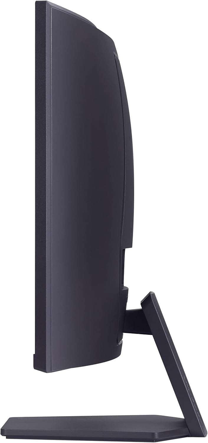 LG 27GS60QC-B Ultragear 27-inch Curved Gaming Monitor QHD (2560x1440) 180Hz 1ms 1000R AMD FreeSync HDR10 HDMIx2 DisplayPort Borderless Design Black Stabilizer DAS Crosshair FPS Counter - Black
