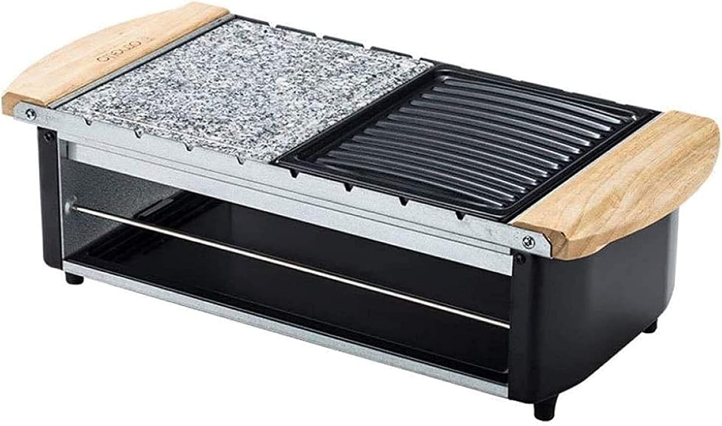Korean BBQ Grill Electric Smokeless Portable BBQ Indoor Barbecue Grill Water Filled Drip Tray Reduced Odour Smoke, with 8 Baking Pans 1800 W,Portable Nonstick Griddle