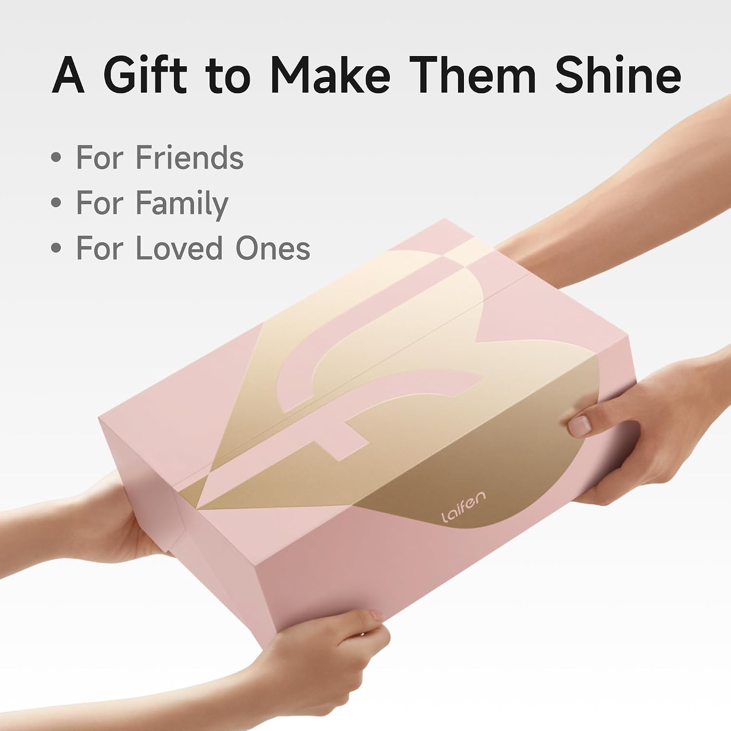 Laifen Premium High-Speed Hair Dryer Love-Bound Box, Professional Ionic Portable Blow Dryer with 110,000 RPM, Low Noise, 360° Magnetic Styling Attachment, Wall Mount, Travel Bag, Gift Box, HD502