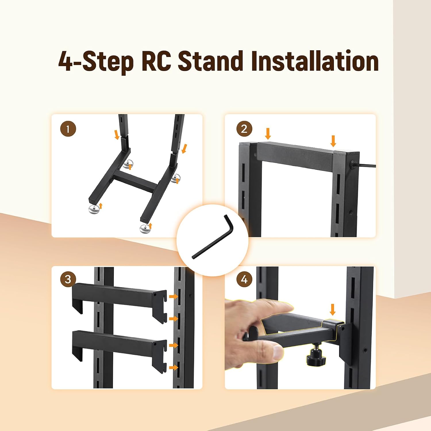 RC Car Desktop Stand Durable 3-Tier Display Stand RC Shelf for RC Cars Crawler Trucks Workstation Storage Rack for 1/12 1/24 1/18 FCX24 FCX18 SCX24 SCX18 Scale Cars Trucks