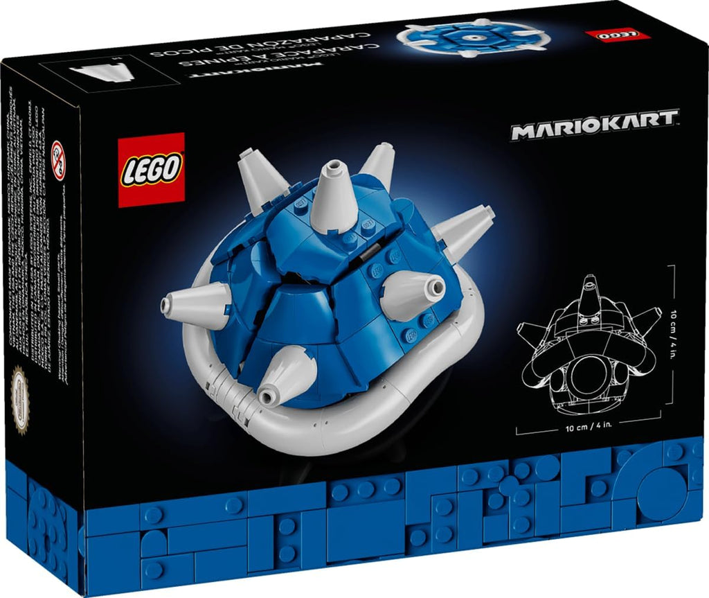 LEGO Super Mario Kart Spiny Shell 40787, Blue and White Collectible Display Model, 234 Pieces Building Set, 18+ Years, Gaming Fan Decor