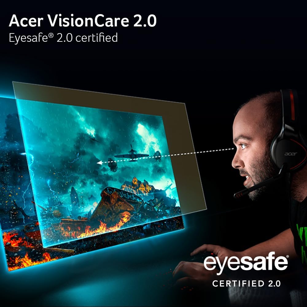 acer Predator XB273K 27' 4k Gaming Monitor | AMD FreeSync Premium | ZeroFrame Design | 160Hz Refresh | Up to 0.5ms Response | Height, Tilt, Swivel, Pivot Adjust | HDR 400 | 1 x DP 1.4 & 2 x HDMI 2.1