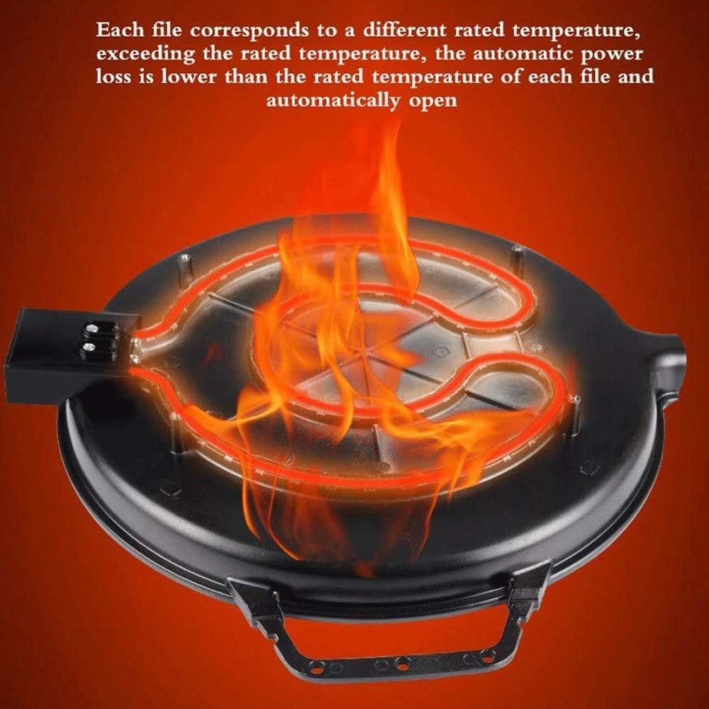 Barbecue Grill Round Pan Electric Baking Pan Smokeless and Non-stick Stone Barbecue Pan Non-stick Smokeless Indoor Grill Stovetop Plate