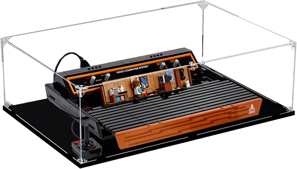 Acrylic Display Case for Lego 10306 Atari 2600 Game Console Building Set– Dustproof Display Box & Showcase,, Display Box Compatible with Lego 10306 -Only Display case (3mm)