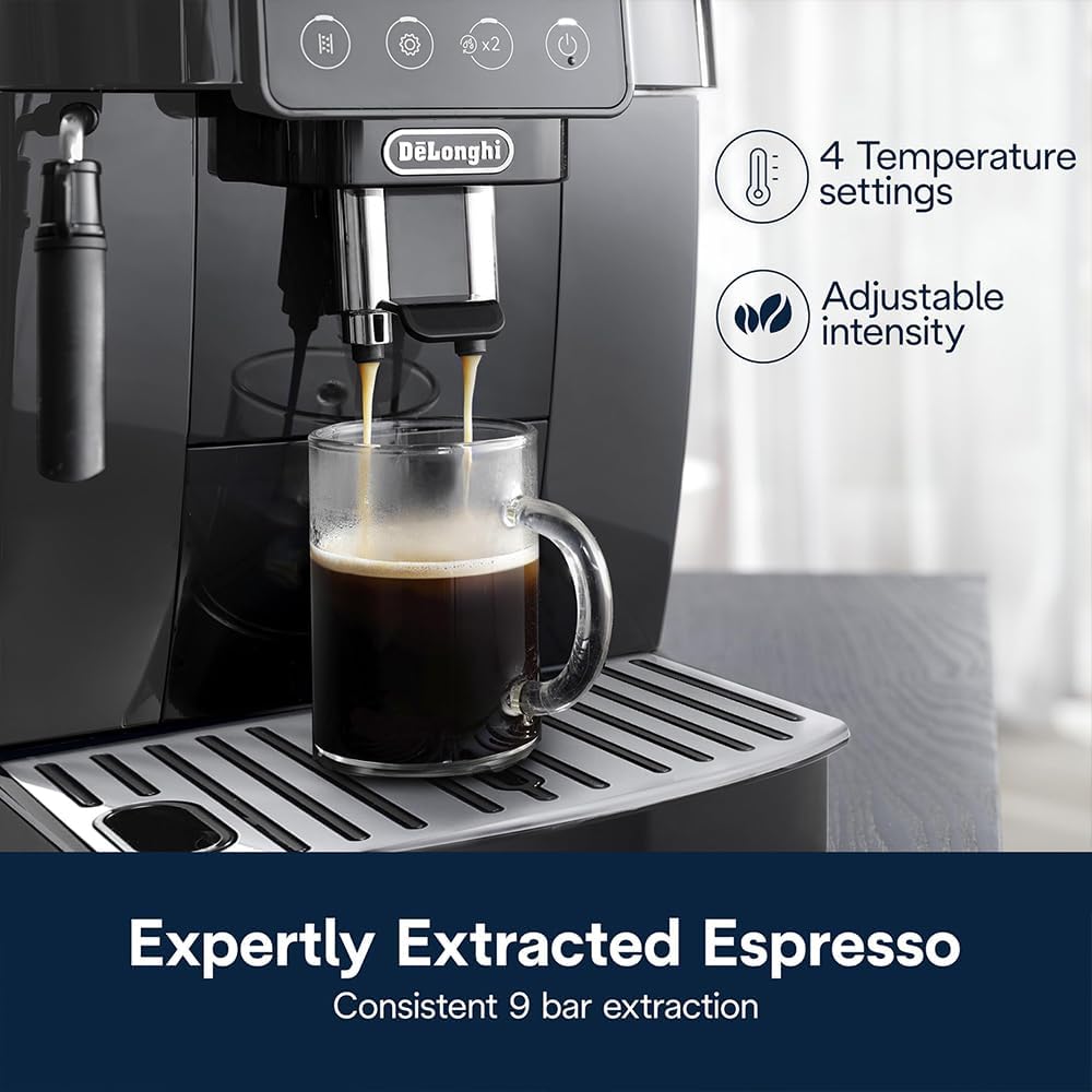 Delonghi ECAM22022B Magnifica Start Automatic Espresso Machine (Renewed) Bundle with 2 YR CPS Enhanced Protection Pack