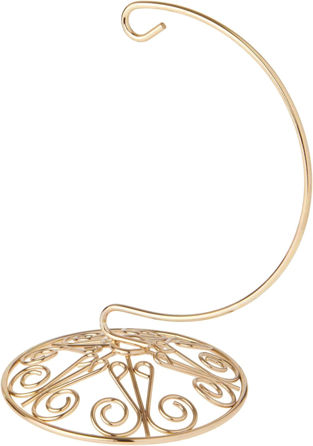 Bard's Ornate Gold-toned Ornament Stand, Small, 6' H x 4' W x 4' D, Pack of 12