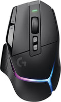 Logitech G502 X Plus Wireless Gaming Mouse: Optical Switches, LIGHTSYNC RGB, 13 Buttons, Infinite Scroll Toggle, <130 hr Battery Life, USB-C, PowerPlay Wireless Charging Capable, for PC/MacOS - Black