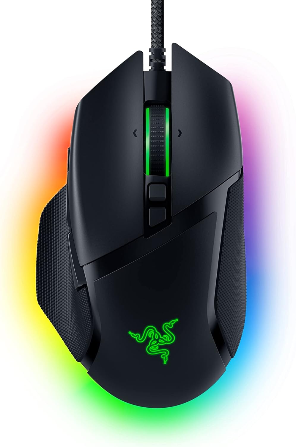Razer Basilisk V3 Customizable Ergonomic Gaming Mouse: Fastest Gaming Mouse Switch-Chroma RGB Lighting-26K DPI Optical Sensor-11 Programmable Buttons-HyperScroll Tilt Wheel-Classic Black,(Pack of 10)