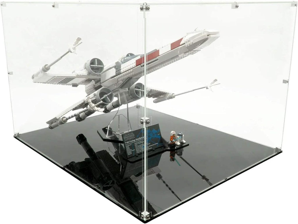 Display Case Compatible with Lego Set 75355 - X-Wing Starfighter - Clear Acrylic Dustproof Showcase - Set Not Included