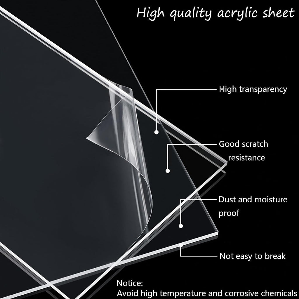 Captain Jack Sparrow's Pirate Ship Acrylic Display Case for Lego 10365 Transparent Dustproof Storage Box (Model Not Included) (3MM Clear)