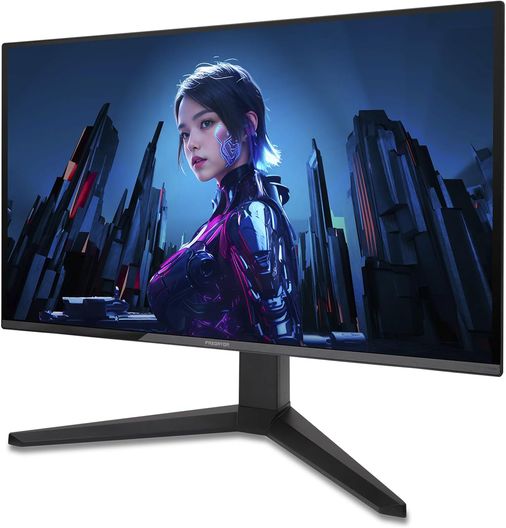 Acer Predator Gaming Monitor | 26.5' WQHD 2560x1440 QD-OLED | AMD FreeSync Premium | 240Hz | 0.03ms | Tilt, Height Adjustment, Pivot & Swivel | DCI-P3 99% | 2 x DP 1.4 & 2 x HDMI 2.1 | X27U W1bmiipprx