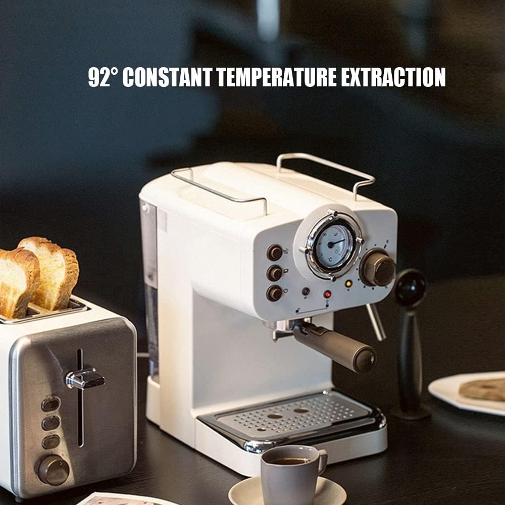 Coffee machine Coffee Machine Coffee Maker Home Steam Type Small Coffee Machine Frothing Mini Retro Full Semi-Automatic Espresso Machine For Office Home Dormitory