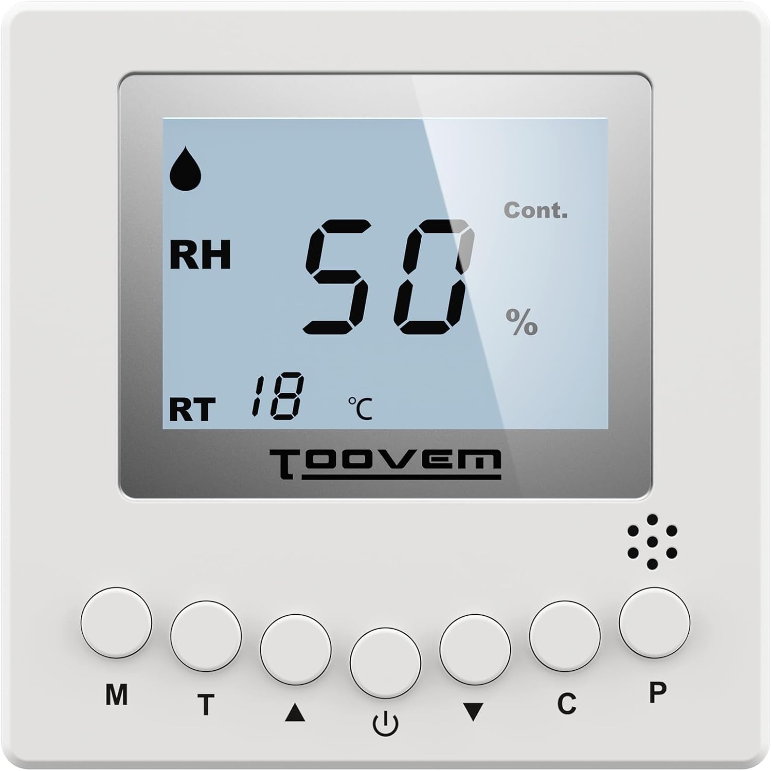 ARGENDON Remote Controller for Digital Humidity and Temperature, Included 26ft Cable Suitable for Argendon Shield 35P,Sandidry 55C Basement/Crawl Space Dehumidifier, White