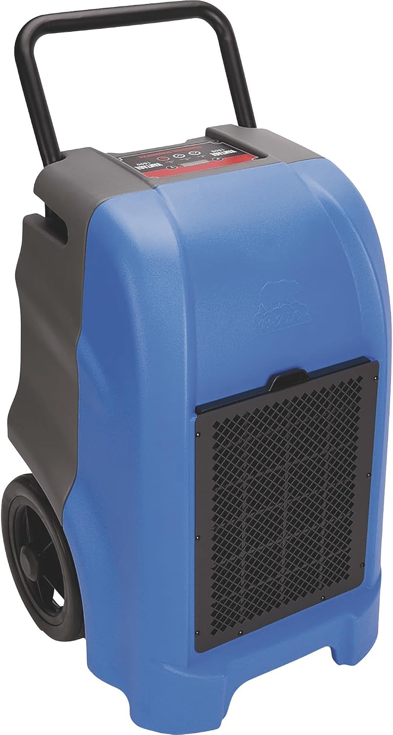 B-Air VG-1500, 150 Pint, 235 CFM, 70.3 Amp Industrial Commercial Dehumidifier for Pro Water Damage Restoration Equipment in Basements, Houses, & Other Work Sites, Blue