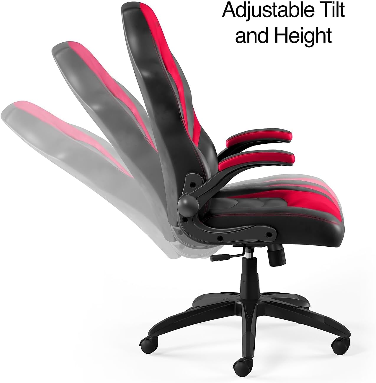 STAPLES Emerge Vortex Gaming Chair, Ergonomic, Adjustable Height, Swivel, Black