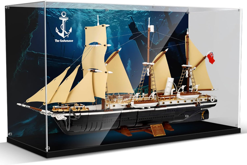Acrylic Display Case for Lego Endurance Ship,Clear Dustproof Display Box Compatible with Lego 10335 (ONLY Box, NOT Model