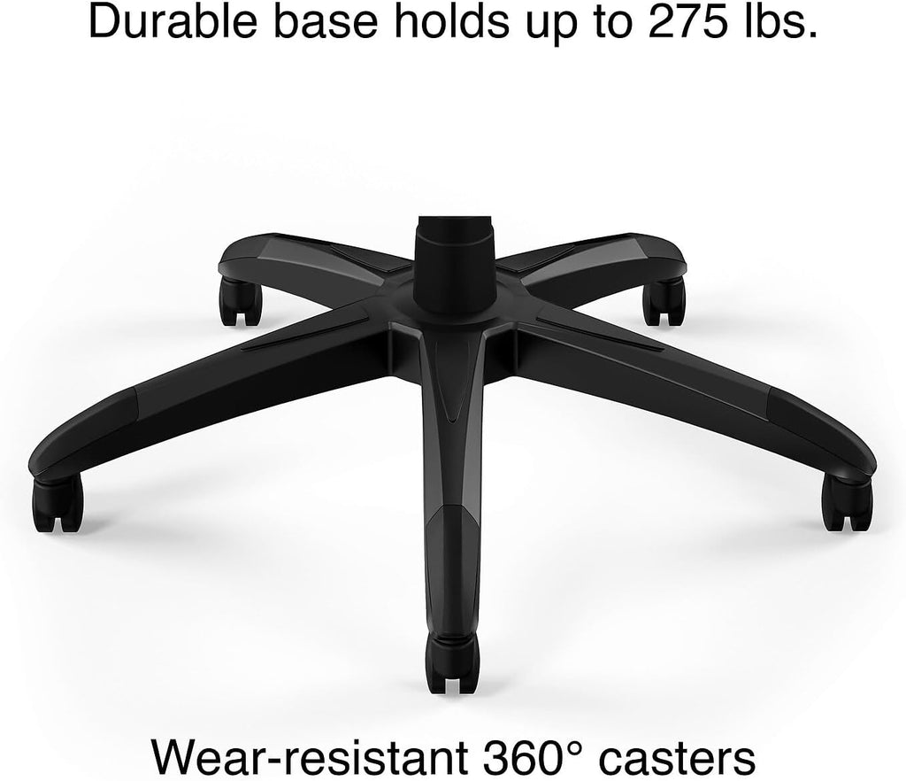 STAPLES Emerge Vortex Gaming Chair, Ergonomic, Adjustable Height, Swivel, Black