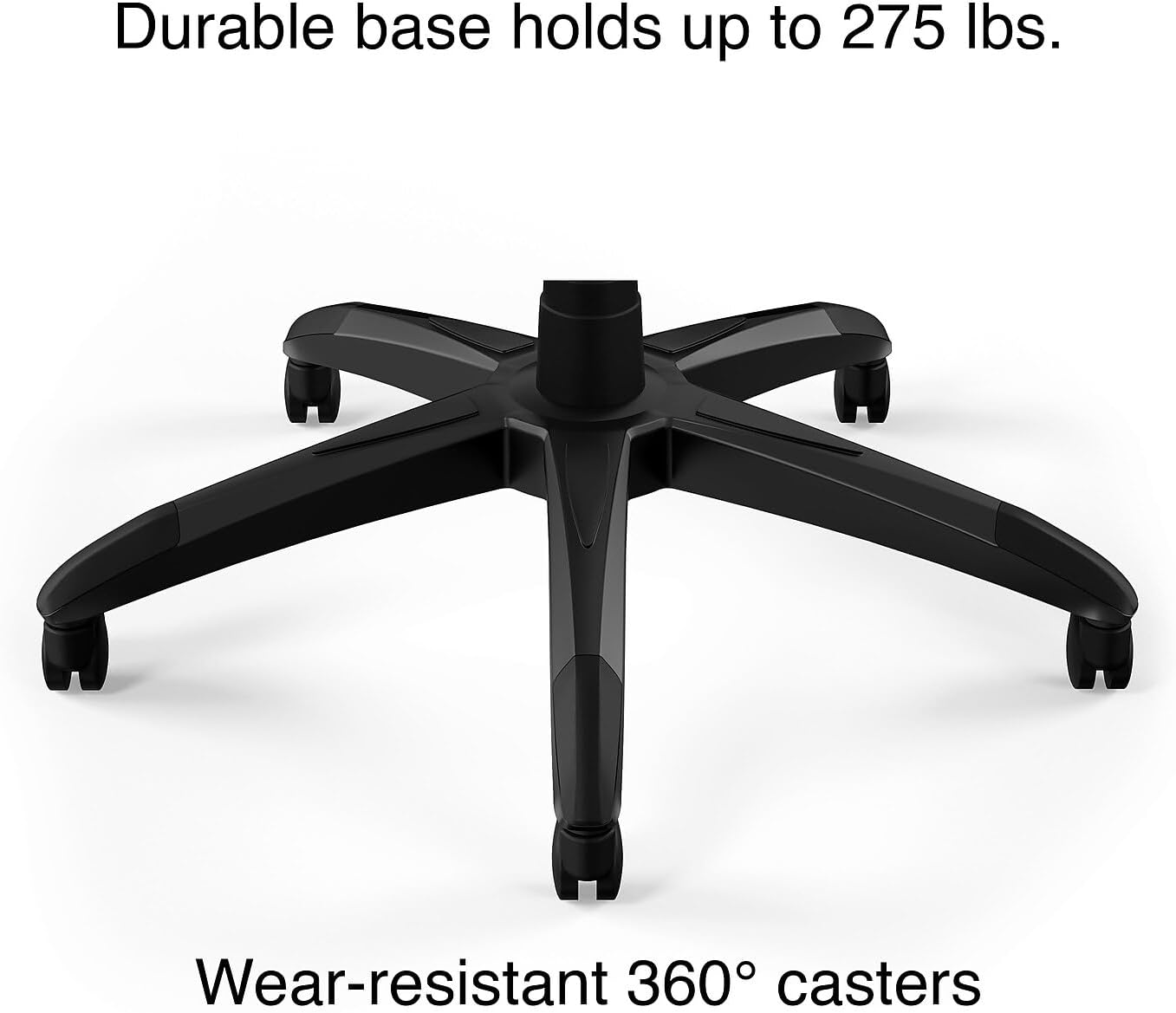 STAPLES Emerge Vortex Gaming Chair, Ergonomic, Adjustable Height, Swivel, Black